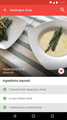 Vegetarian Recipes android App screenshot 0