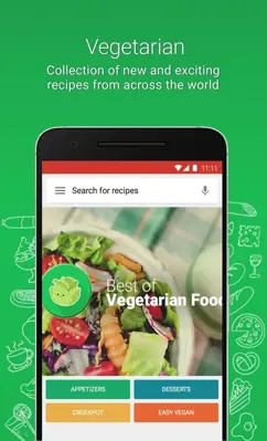 Vegetarian Recipes android App screenshot 5